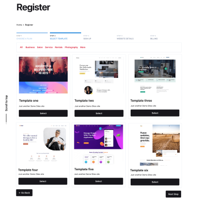 Yovale Scale – Whitelabel website builder – Yovale website builder